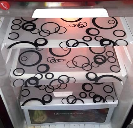 SWEET SWEAT WAIST TRIMMER PVC Fridge Drawer Mat Set of 6