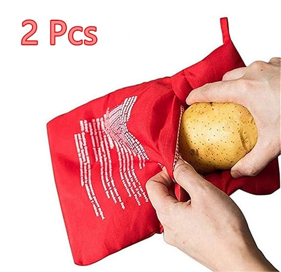 Amazon.com: LERORO - Bolsa de patatas para microondas (2 ...