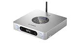FiiO K13 R2R Desktop DAC & Headphone Amp, High-Fidelity 24Bit R2R DAC, Powerful 2400mW Output, LDAC Bluetooth Streaming, Dual Power Supply, 10-Band PEQ, Balanced XLR & RCA Audio Output (Silver)