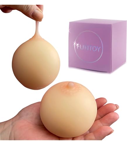Hocmos Stress Relief Dingding Toy - Soft Squeeze Novelty Toy