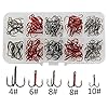 JSHANMEI-130PcsLot-Size-4-6-8-10-Strong-Treble-Fishing-Hooks-High-Carbon-Steel-Fishing-Tools-Hooks-Tackles-in-Box-for-Lures-Baits-Classic-Treble-Fishhooks