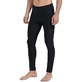Ubestyle UPF 50+ Men's Active Surfing Water Leggings Swim Pants Swim Tights Beach Pants Sun Protective