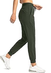 G Gradual Women's Joggers Pants with Zipper Pockets