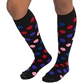 Chrissy's Socks Women's Polka Dot Knee High Socks