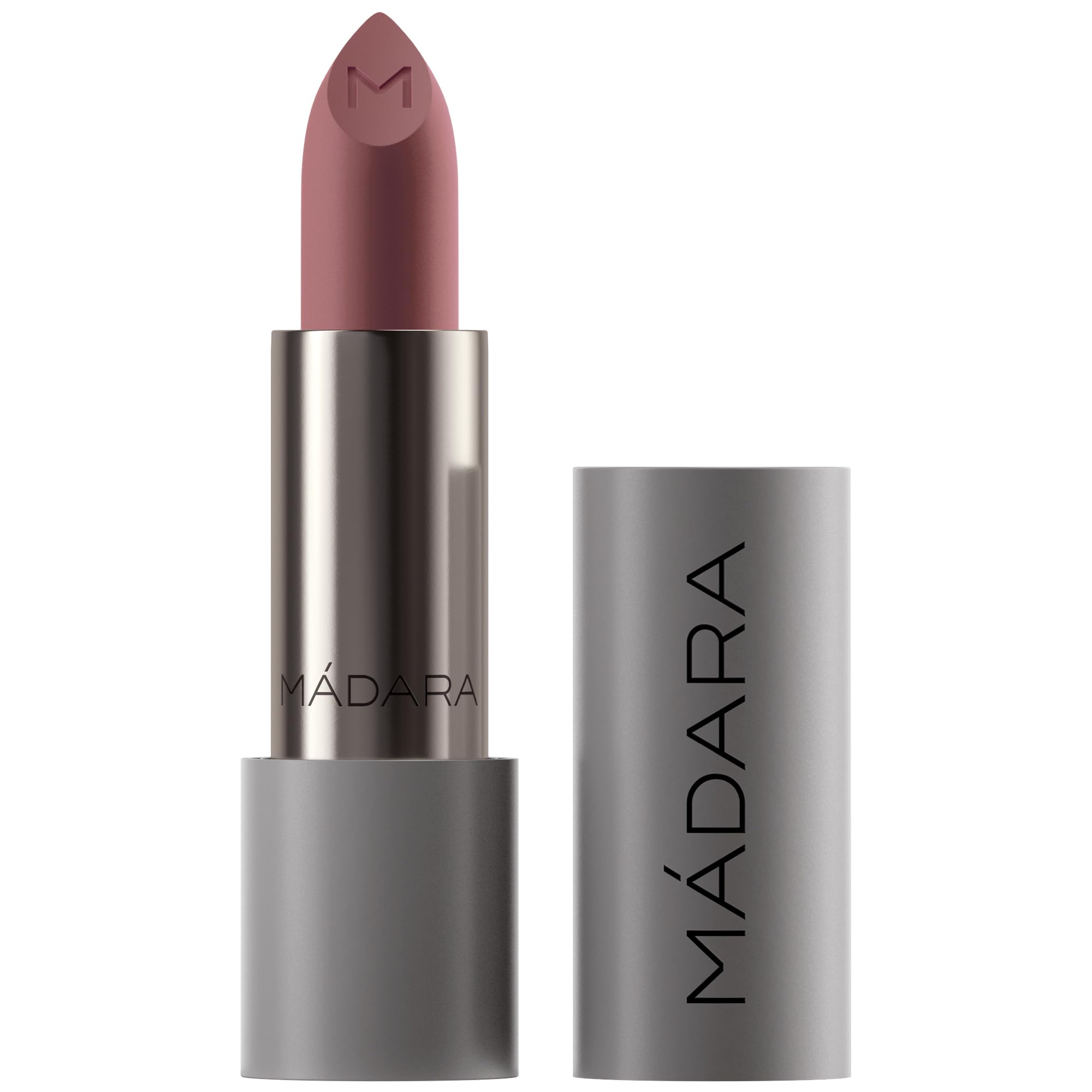 MÁDARA Velvet Wear Matte Cream Lipstick #31 Cool Nude 3.8 g – Vegan Natural Cosmetics with Shea Butter & Blueberry Seed Oil, Nourishing, Long-Lasting, Velvety Finish, Lip Care