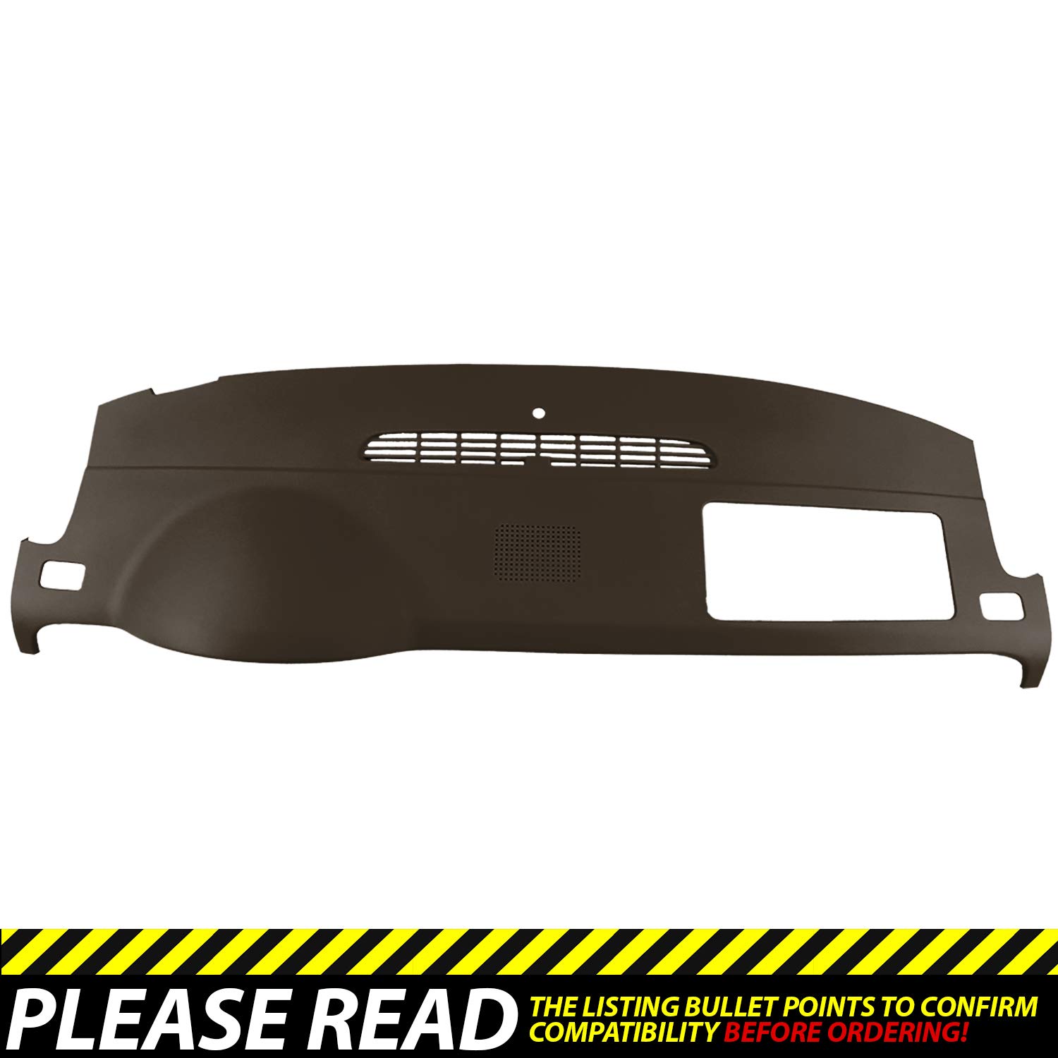 DashSkin Molded Dash Cover Compatible with 07-14 GM SUVs w/Dash Speaker in Cocoa