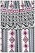 G2 Chic Women's Bohemian Printed and Patterned Spring and Summer Dress