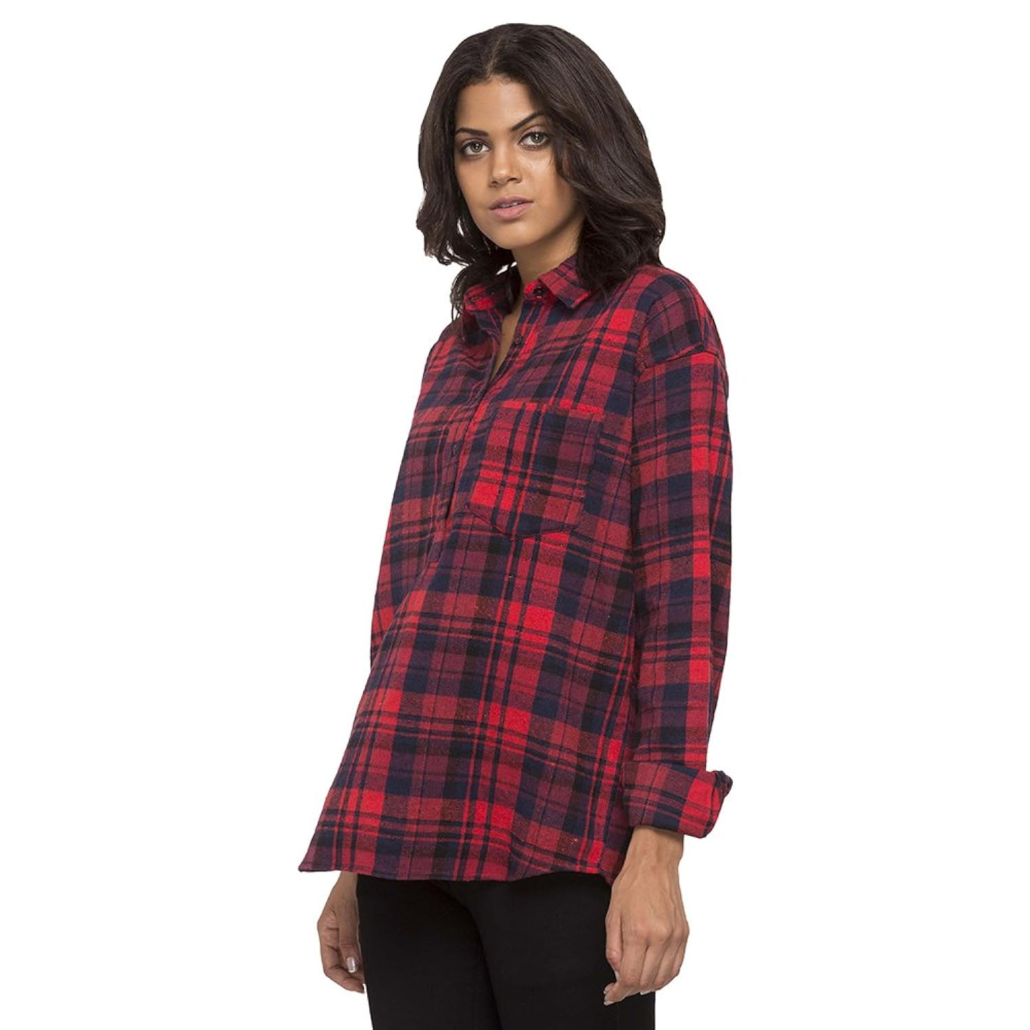 rheson women's checkered regular fit shirt