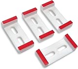 Decoralin 4 Pack Light Switch Cover Guards White Easy Install UK Fit view 2