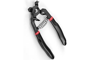 PRO BIKE TOOL 2-in-1 Master Link Chain Pliers - Chain Link Replacement - All Speed ​​Chains - Equipment for Road Cycling and 