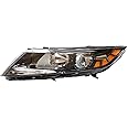 Driver Side Left Side Headlights Assembly for KIA Optima 2011 2012 2013, LED Headlight Headlamps Front Head Lights Lamps Replacement (OEM Number: 921012T121 921022T121)(Bulbs Included: No)