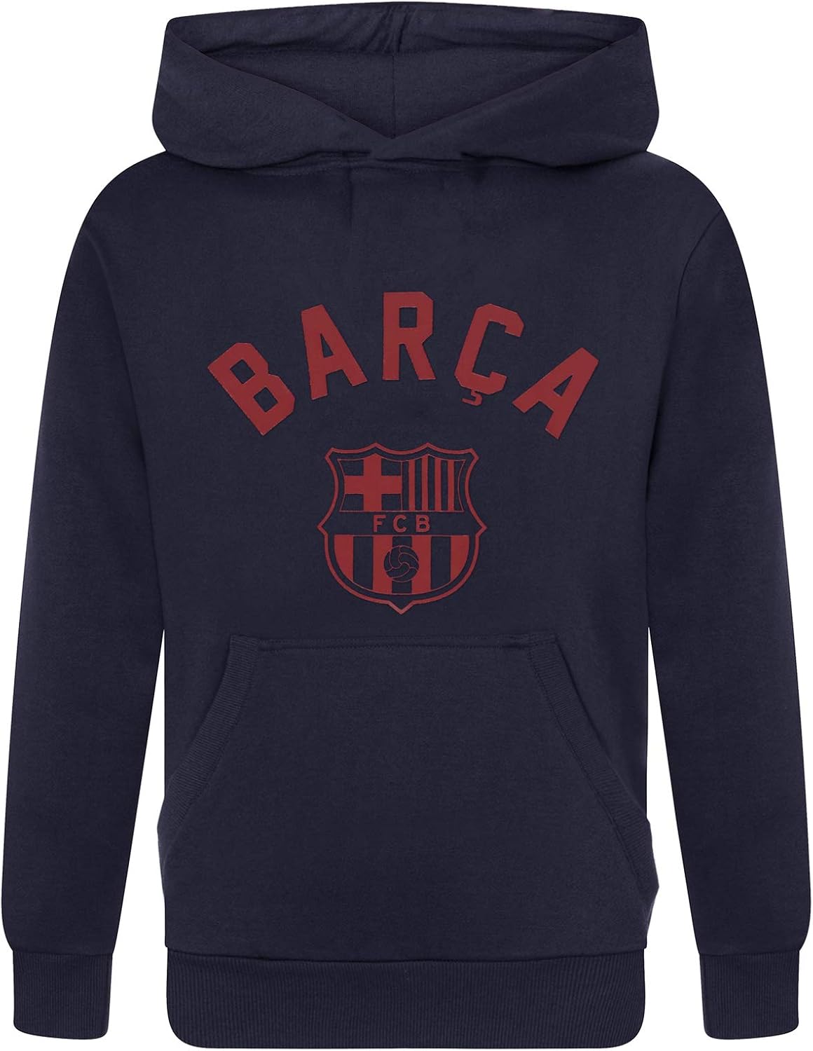 FC Barcelona Sudadera oficial con capucha Para niño Con el escudo del club Forro polar