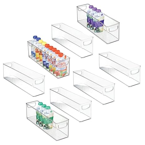 Amazon Com Mdesign Kitchen Refrigerator Cabinet Or Pantry Baby