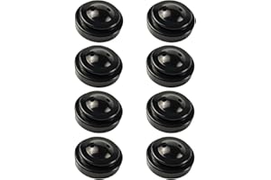 Zigvert 8 Pack Miniature Two Hole Flag Stand Base, Twin Desk Flag Holder, Mini Flag Stand, Two Hole Black Base For 4"x6" 5"x8" Stick Desk Flags, Flag Holders for Almost All Small Mini Flags