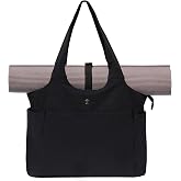 ESVAN Yoga Tote Bag Mat bag Women Shoulder Bags Carryall Tote for Travel Office Workout Gym Nurse Beach