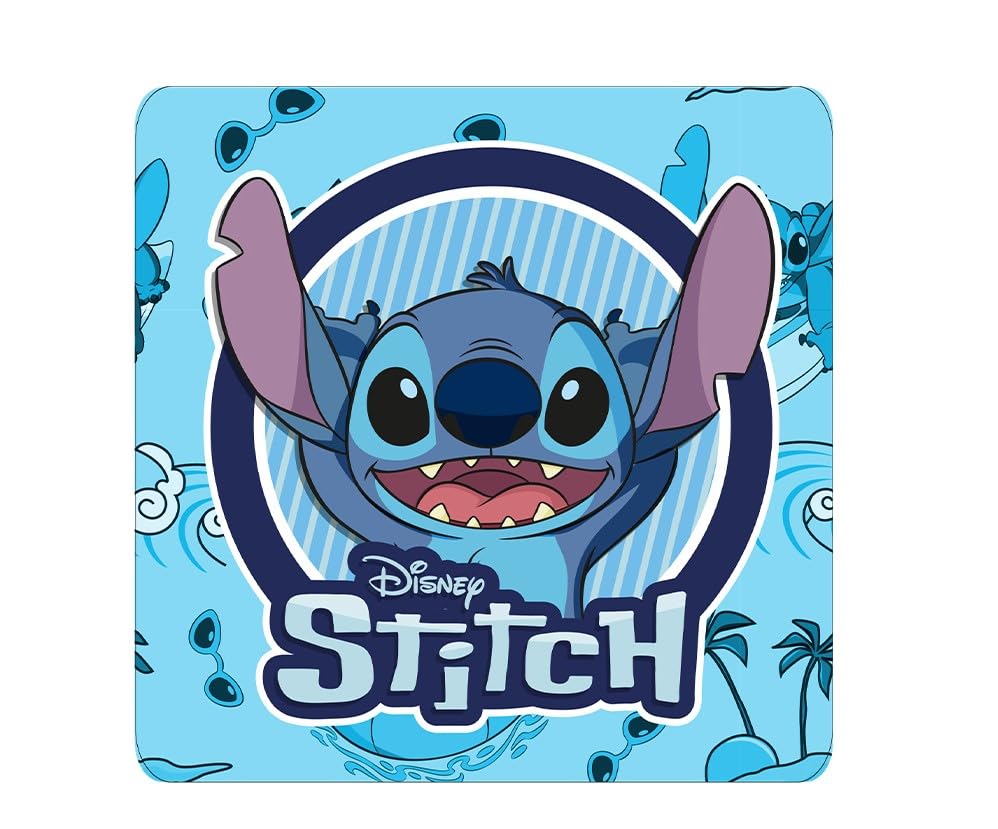 Mc Srl Disney Lilo and Stitch Magic Fabric Placemat for Boys and Girls 40 x 30 cm (Light Blue) LST0864