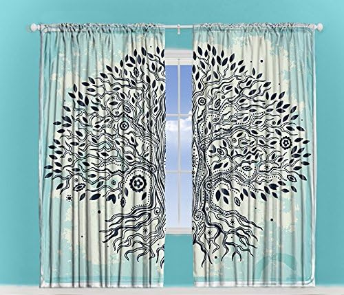 Amazon Com Ambesonne Turquoise Curtains Creative Home Decor