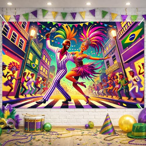 Mardi Gras Masquerade Party Banner