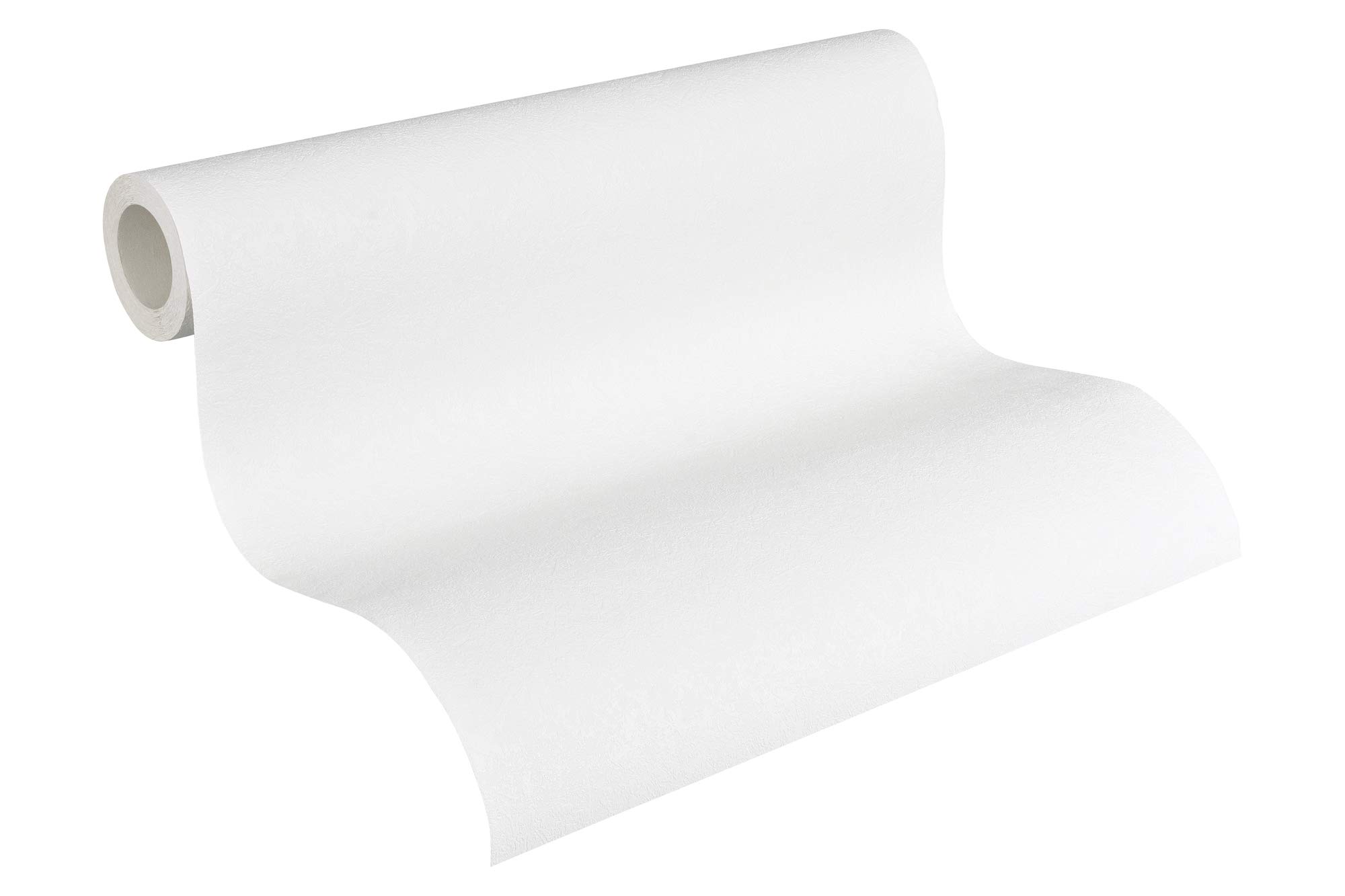 A.S. Création Paintable Non-Woven Wallpaper 10.05 x 0.53 m weiß Made in Germany 248718 2487-18