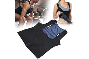 Sauna Suit for Women, Sauna Shirt Sweat Suit Waist Trainer Vest for Man, Heat Trapping Sweat Enhancing Vest Workout Shirt