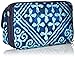 Vera Bradley Women's Cotton All in One Crossbody Purse With RFID Protection, Cuban Tiles, One Size