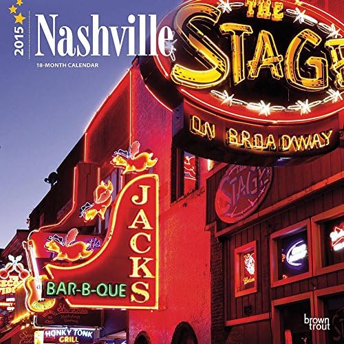 2015 Nashville Wall Calendar Trends International LLC