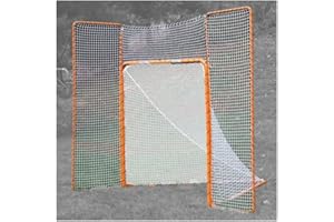 EZGoal Monster Lacrosse Backstop Rebounder, 11' x 8', Orange