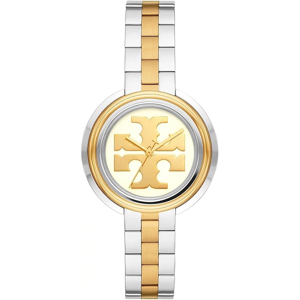 Amazon.com: Tory Burch TBW7257 Cream Dial Gold Tone