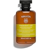 Apivita Frequent Use Gentle Daily Shampoo | Hydrates + Soothes with Chamomile & Honey, Silicone-Free, 250 mL / 8.45 oz