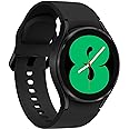 SAMSUNG Galaxy Watch 4 40mm Smartwatch with ECG Monitor Tracker for Health, Fitness, Running, Sleep Cycles, GPS Fall Detection, Bluetooth, US Version, SM-R860NZKAXAA, Black