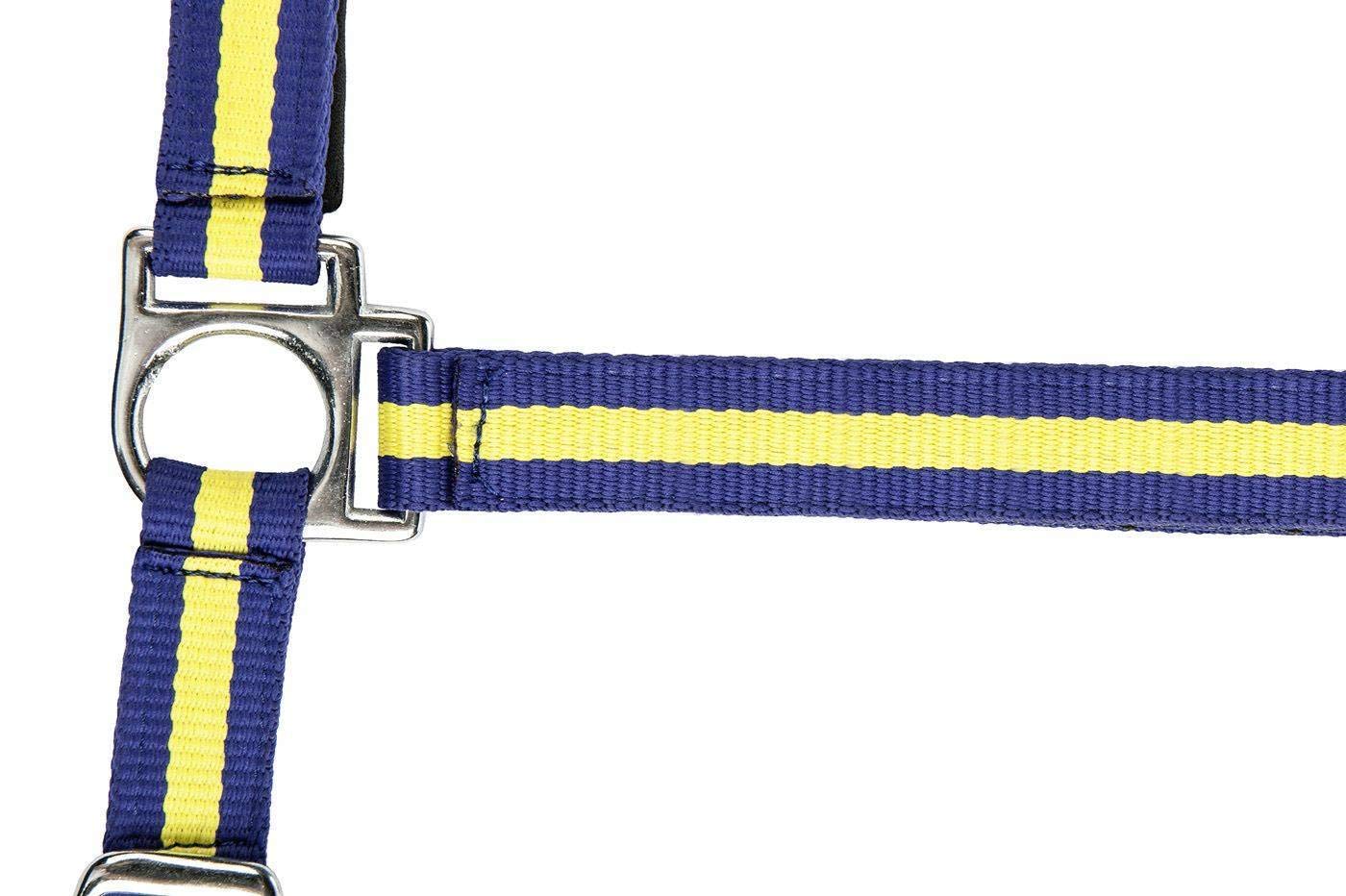 HKM Nylon Headcollar Flags with Carabiner Hook