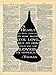 Wizard of Oz Tinman Art - Heart Loved By Others Quote - Vintage Dictionary Print 8x10 inch Home Vintage Art Abstract Prints Wall Art for Home Decor Wall Decor Living Room Bedroom Ready-to-Frame