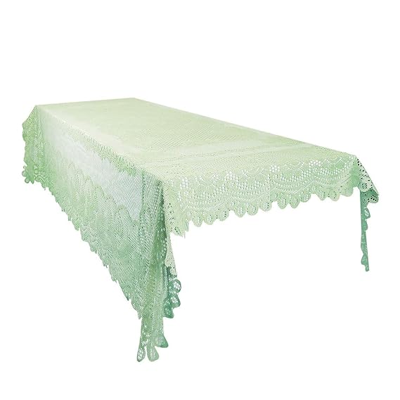 mookaitedecor Green Large Tablecloth Rectangular,Table Cloth Polyester