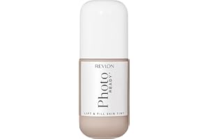 Revlon PhotoReady Lift & Fill Skin Tint, Dewy Foundation with Sheer Buildable Coverage, Lightweight & Hydrating, 130, 1 fl oz