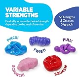 JFA Medical Therapy Exercise Putty 5 Strengths 57g Tubs - Colour-Coded view 5