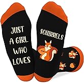Coopyin Squirrel Gifts for Women and Girls Cute Funny Squirrel Lovers Themed Accessories Socks Presents Christmas Stocking Stuffers Birthday Xmas White Elephant Thanksgiving Galentines Gifts