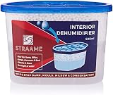 Straame Interior Dehumidifier Hydrophilic Crystals Reduces Damp Mildew view 2