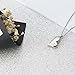 ZARABE Cremation Jewelry Dad Forever in My Heart Memorial Ash Urn Necklace (Dad)