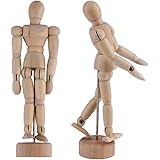 Manichini Legno Per Disegno - 2 Pezzi Regolabili Per Artisti E Appassionati - Foto 4