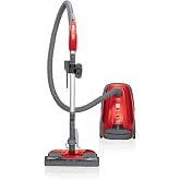 Kenmore 81414 400 Series Pet Friendly Lightweight Bagged Canister Vacuum with Extended Telescoping Wand, HEPA, Retractable Cord, and 4 Cleaning Tools-Red