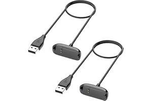 Oumida 2 Pack Charger for Fitbit Inspire 2 / Fitbit Ace 3 Replacement USB Charging Cable 1.6ft Durable Portable Charging Dock Cord for Fitbit Inspire 2 / Fitbit Ace 3 Accessories (50CM)