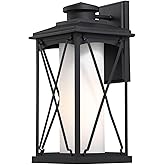 Minka Lavery Lansdale 18" High Matte Black Outdoor Wall Light