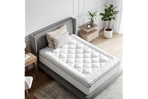 Novilla Queen Mattress Topper, Extra Thick Pillow Top Mattress Pad, Down Alternative Fill Breathable Cotton Cover, 8-21" Deep Pocket Soft Bed Topper for Back Pain Relief