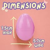 TRIXES 12PCS Empty Plastic Fillable Easter Eggs Large Size view 9