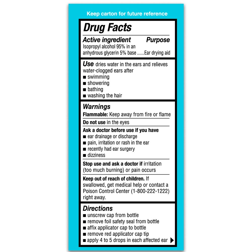 Auro Dri Auro Dri Ear Water Drying Aid, 1Ounce (Pack of 6)