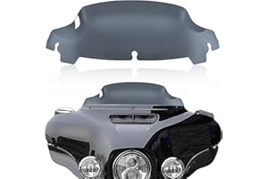 ZENTHOR Smoke 7” Motorcycle Windshield Windscreen Compatible for 2014-2023 Harley Davidson Touring Street Glide/Electra Glide/Ultra Limited/Tri Glide FLHT FLHX FLHXS FLHTK