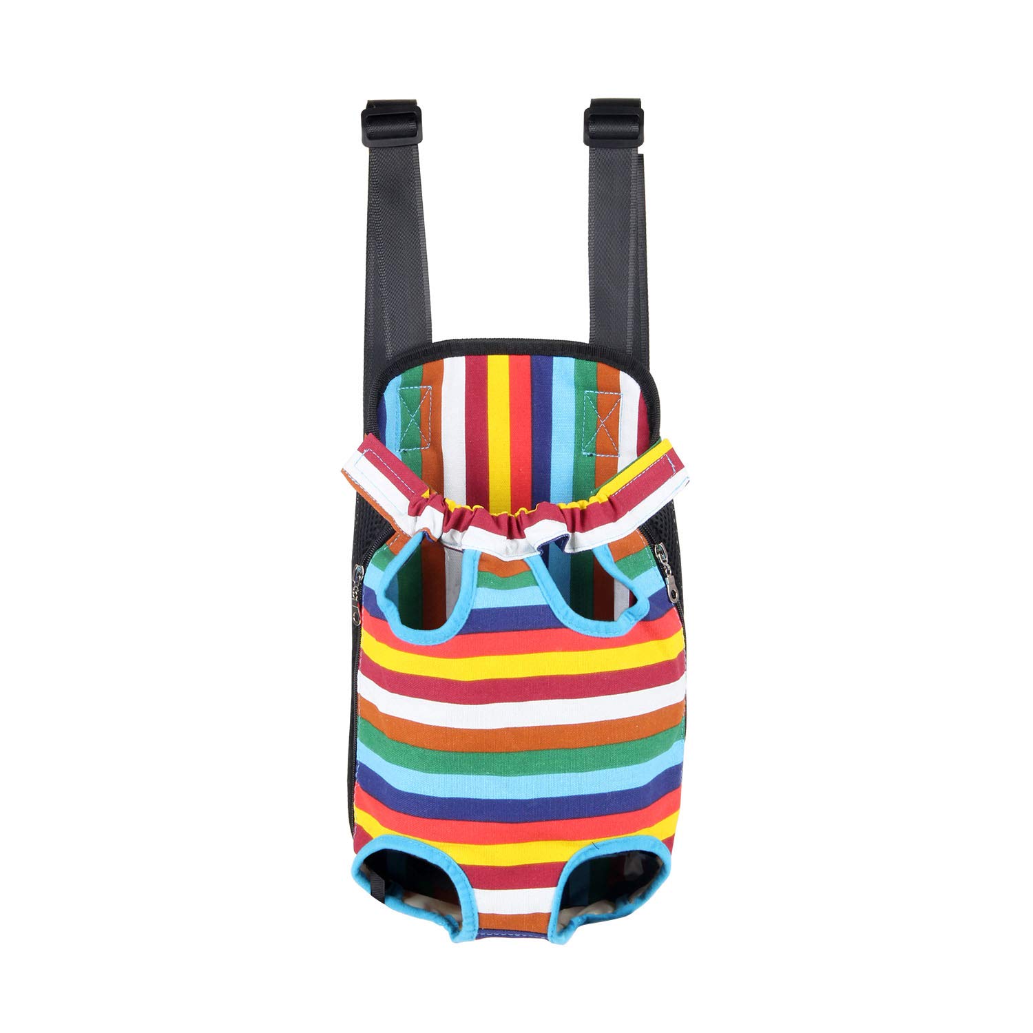 Dog Carrier Legs Out Front Pet Carrier Backpack Adjustable Puppy Cat Small Bag with Shoulder Strap and Sling for Traveling Hiking Camping Outdoor