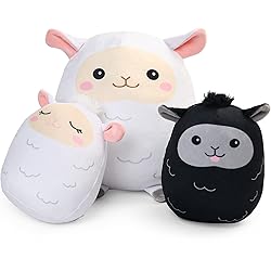 BenBen Lamb Plush Pillow, Set of 3, 12 and