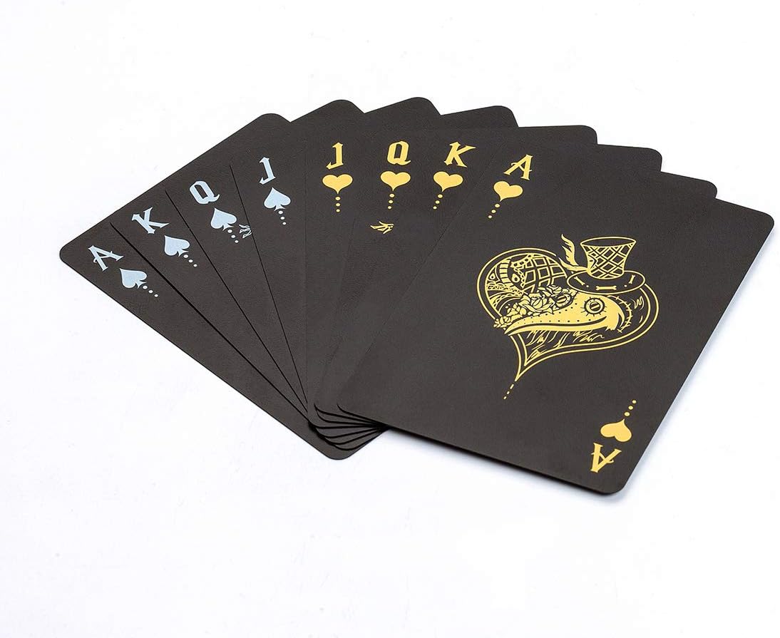 ACELION Waterproof Plastic Playing Cards, Deck of Cards, Gift Poker