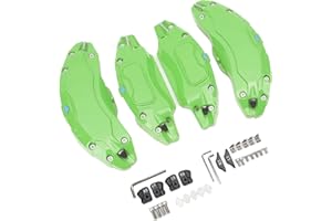 Brake Caliper Cover, Easy to Install, Robust Yet Lightweight Caliper Protector, Front Rear Aluminum Alloy Caliper Covers for 